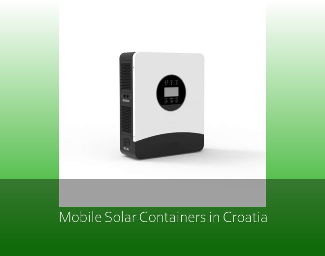 Mobile Solar Containers in Croatia